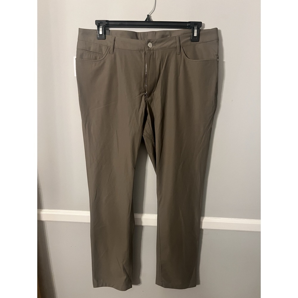 New Jos A Bank‎ Pants 36x32 Traveler Performance Active Slim Fit Wrinkle Resist